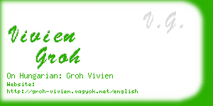 vivien groh business card